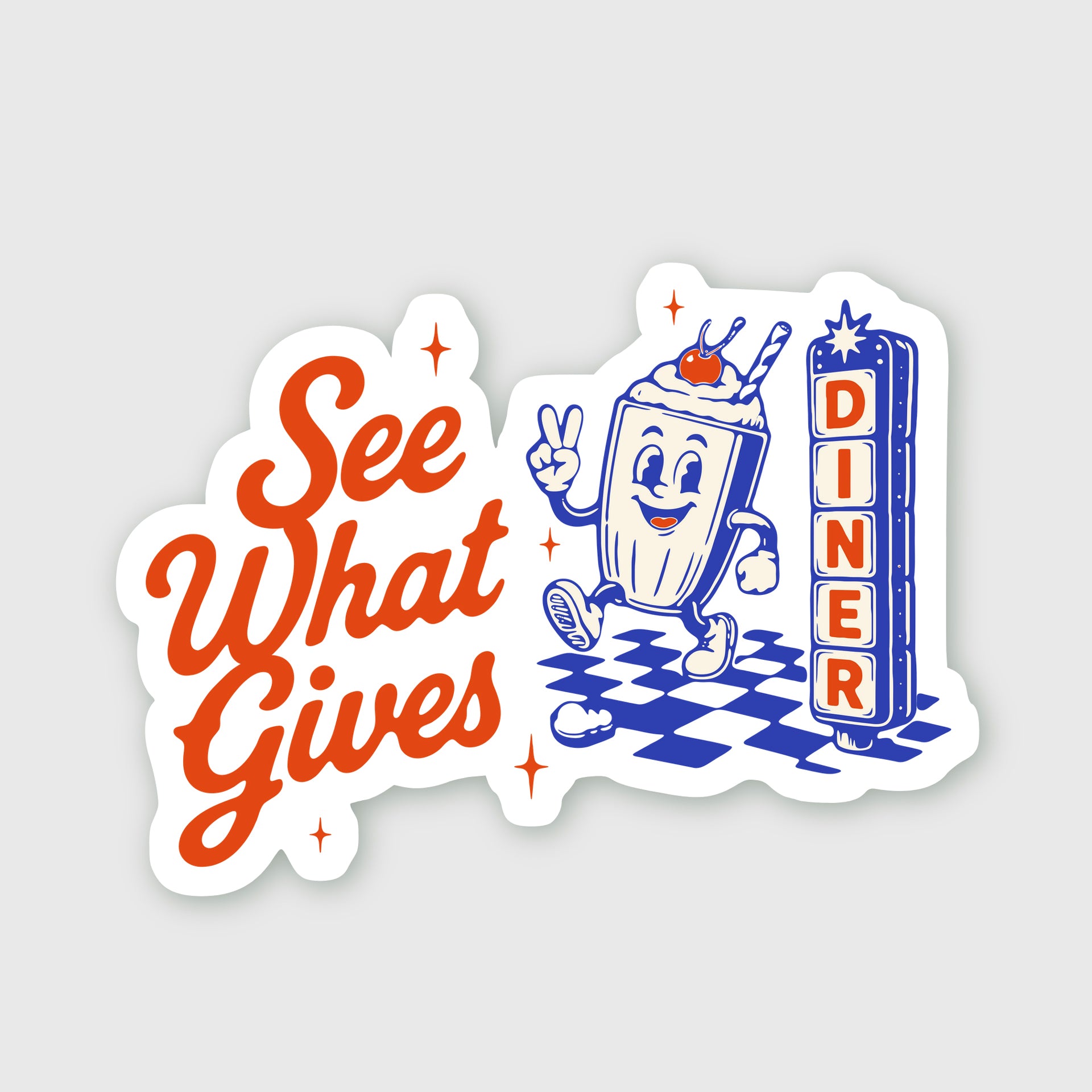 The Milkshake Sticker