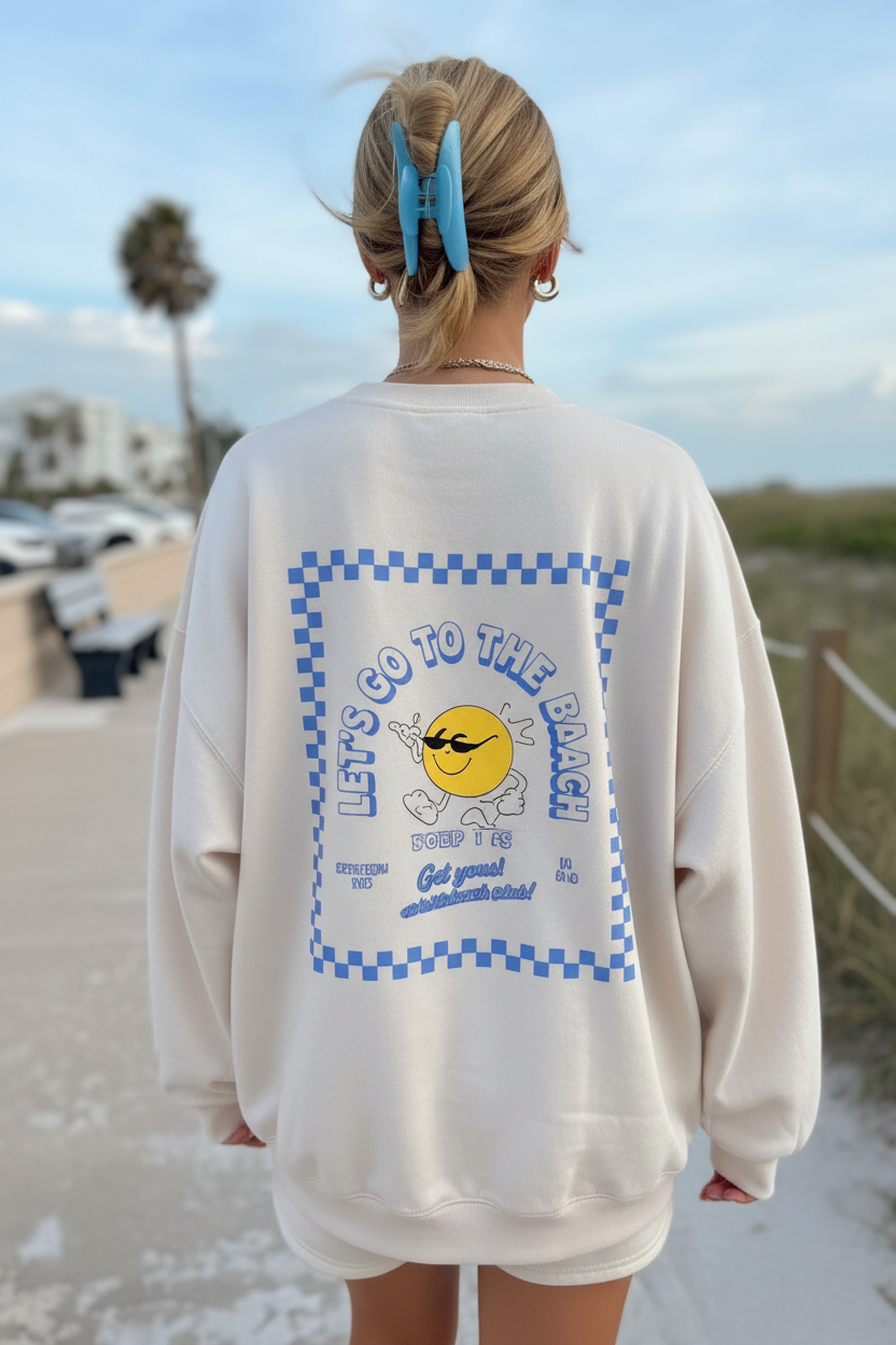 Let's Go To The Beach Crewneck!